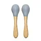 Lorelli Natural Силиконови лъжички с бамбук 2БР NATURAL GREY