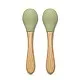 Lorelli Natural Силиконови лъжички с бамбук 2БР NATURAL FRESH GREEN