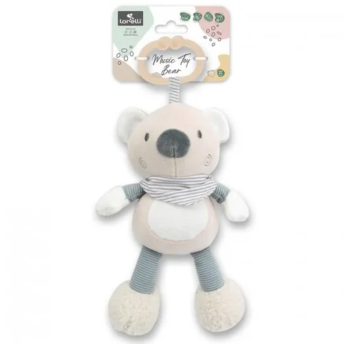 Lorelli МУЗИКАЛНА ИГРАЧKA МЕЧЕ БЕЖОВО NATURAL
