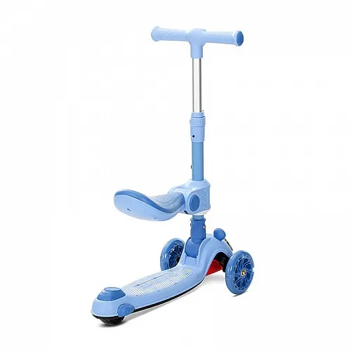 Lorelli Emotion СГЪВАЕМА ТРОТИНЕТКА SWIFTIE ДО 50 КГ LED/MUSIC BLUE