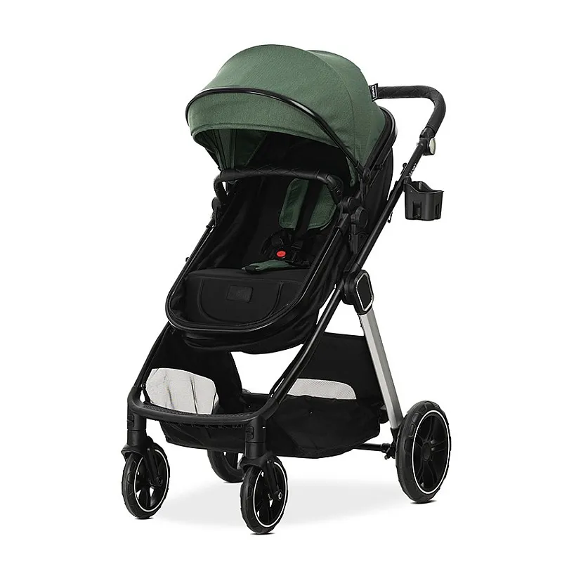 Lorelli Premium Детска количка ASPEN GREEN 3в1 до 22кг с трансформираща седалка