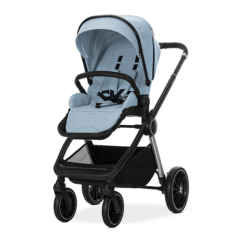 Lorelli Premium Детска количка BIANCA BLUE 3 В 1 до 22кг с кош за новородено