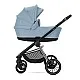 Lorelli Premium Детска количка BIANCA BLUE 3 В 1 до 22кг с кош за новородено