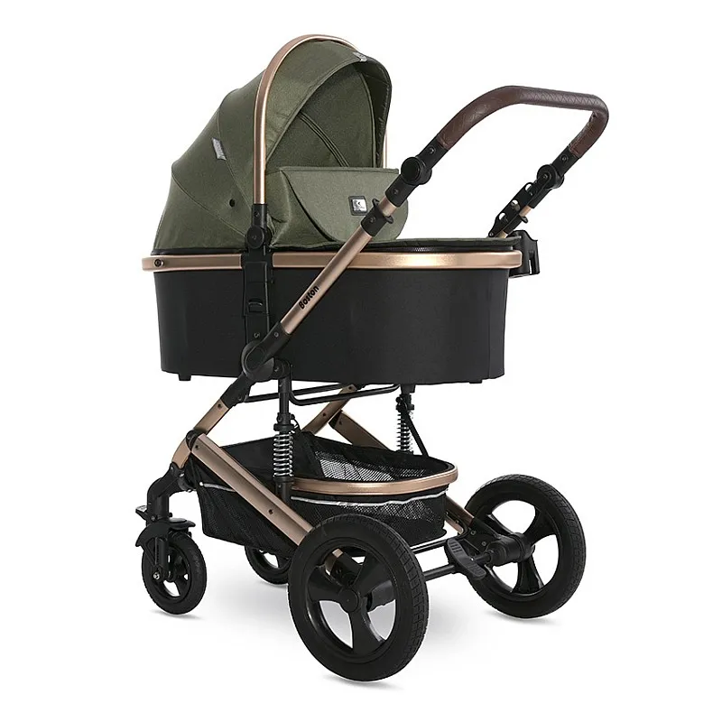 Lorelli Premium Детска количка BOSTON LODEN GREEN+АДАПТОРИ