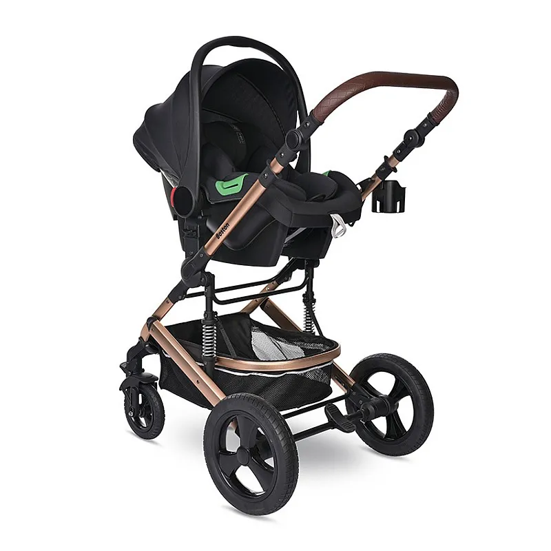 Lorelli Premium Детска количка BOSTON LODEN GREEN+АДАПТОРИ