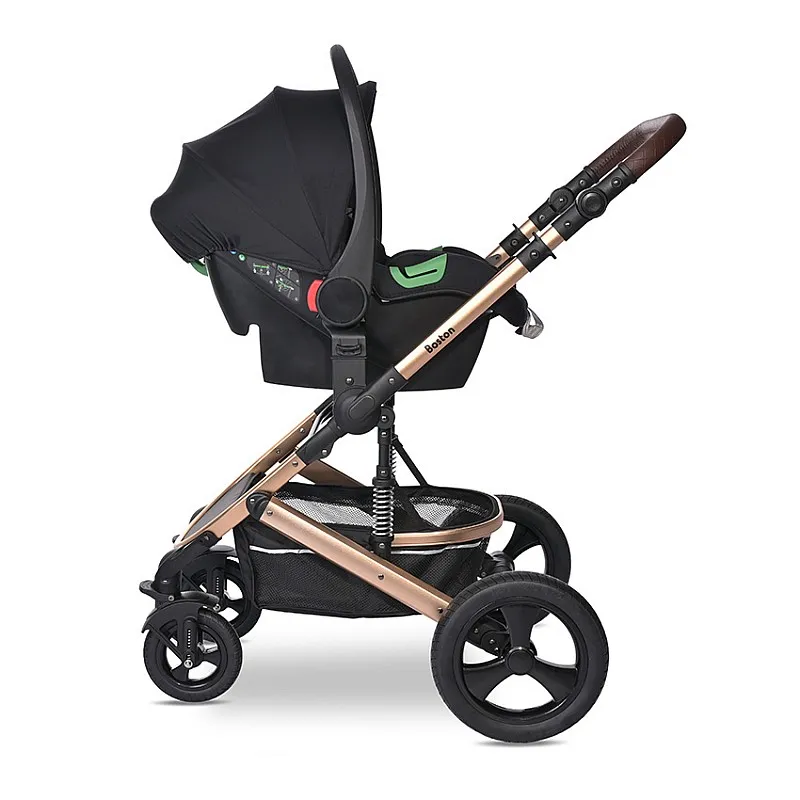 Lorelli Premium Детска количка BOSTON LODEN GREEN+АДАПТОРИ