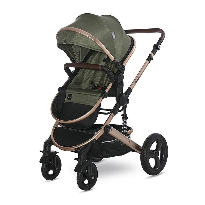 Lorelli Premium Детска количка BOSTON LODEN GREEN+АДАПТОРИ