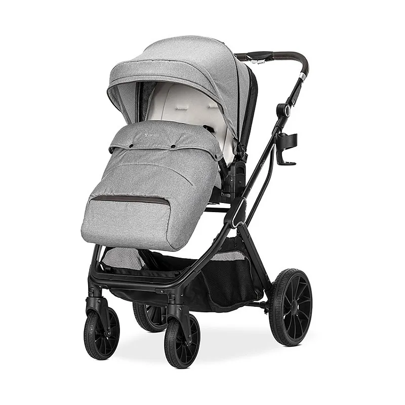 Lorelli Детска количка GLORY 2in1 GREY+АДАПТОРИ с кош за новородено