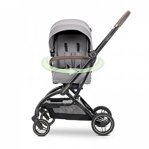 Lorelli Premium Детска количка MAKAYA GREY ДО 22 КГ С РОТАЦИЯ 360