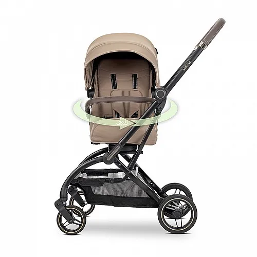 Lorelli Premium Детска количка MAKAYA BEIGE ДО 22 КГ С РОТАЦИЯ 360