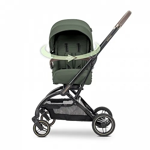 Lorelli Premium Детска количка MAKAYA GREEN ДО 22 КГ С РОТАЦИЯ 360