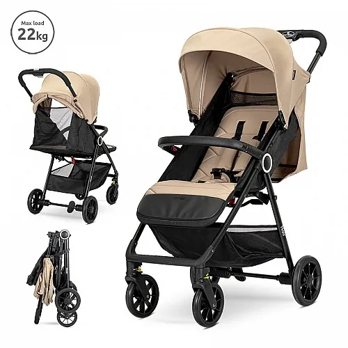 Lorelli Бебешка количка NOIR до 22 кг BEIGE