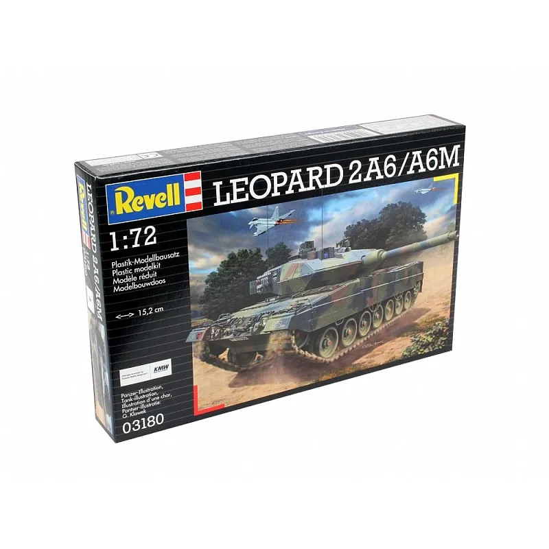 Сглобяем модел, Revell, Танк Leopard 2 A6-A6M, 168 части