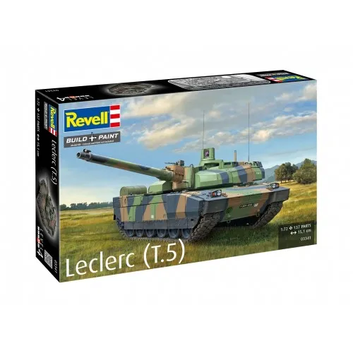Сглобяем модел, Revell, Френски танк Leclerc T5, 137 части
