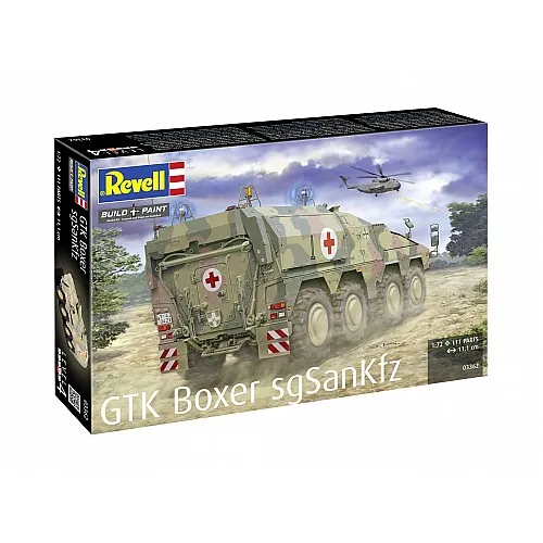Сглобяем модел, Revell, Танк GTK Boxer sgSANKfz, 111 части
