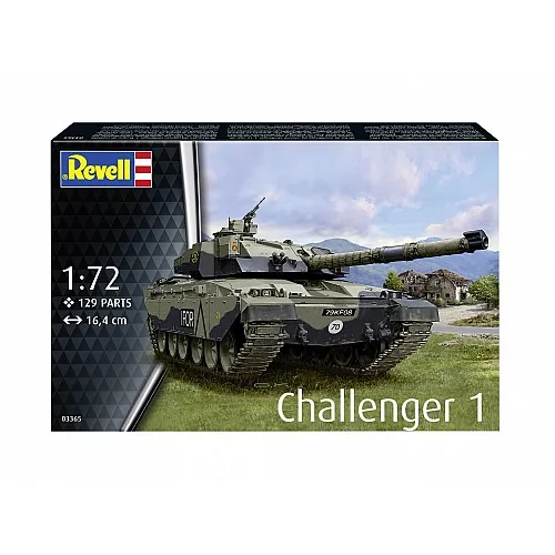 Сглобяем модел, Revell, Танк Challanger 1, 129 части