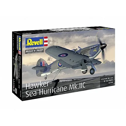 Сглобяем модел, Revell, Изтребител Hawker Sea Hurricane Mk.IIC, 162 части