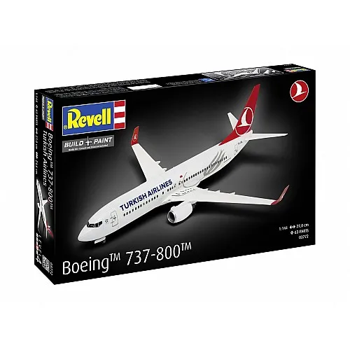 Сглобяем модел, Revell, Самолет Боинг 737-800 Турски авиолинии, 63 части