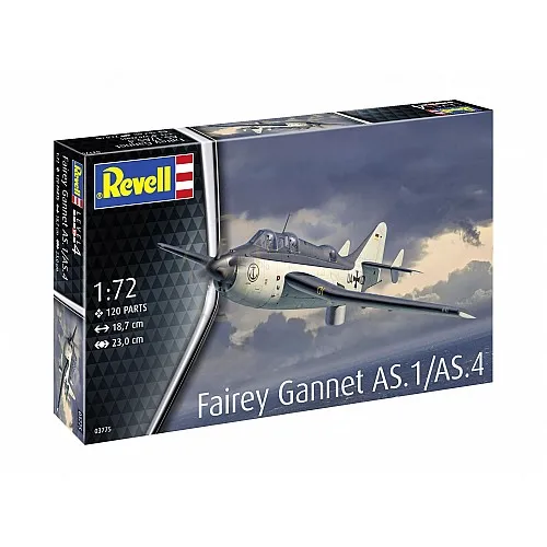 Сглобяем модел, Revell, Британски изтребител Fairey Gannet AS.1/AS.4, 120 части
