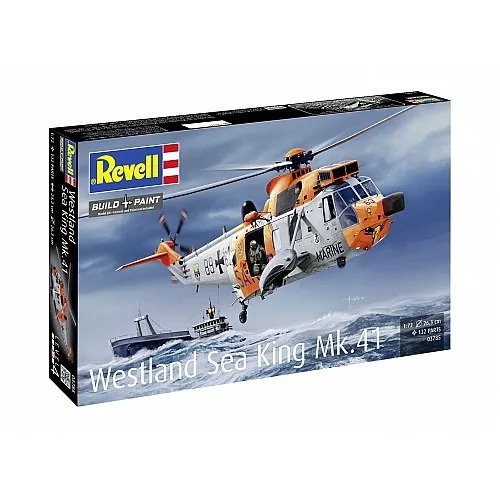 Сглобяем модел, Revell, Хеликоптер Westland Sea King Mk.41, 132 части