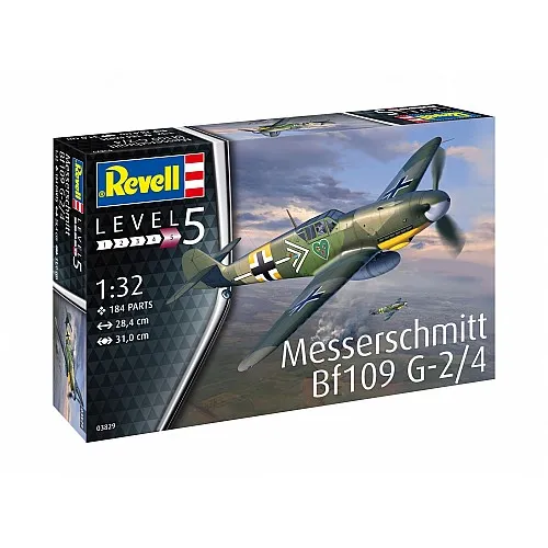 Сглобяем модел, Revell, Немски изтребител Messerschmitt Bf109G-2/4, 184 части