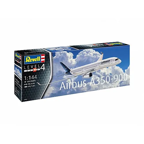 Сглобяем модел, Revell, Самолет Airbus A350-900 Lufthansa, 120 части