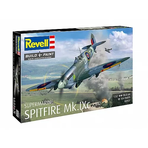 Сглобяем модел, Revell, Изтребител Spitfire Mk.IXc, 154 части
