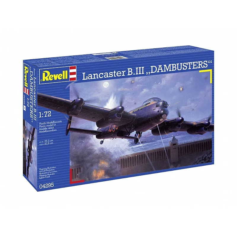 Сглобяем модел, Revell, Самолет Avro Lancaster Dambusters, 224 части