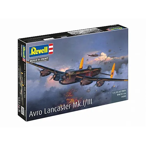Сглобяем модел, Revell, Самолет Lancaster Mk.I-III, 257 части