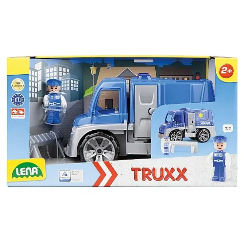 Количка за игра, Lena, Полиция с аксесоари, Truxx 29 см