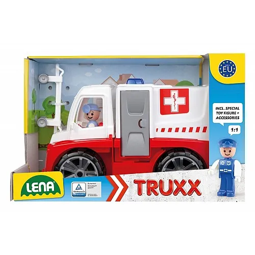 Количка за игра, Lena, Линейка с аксесоари, Truxx 29 см