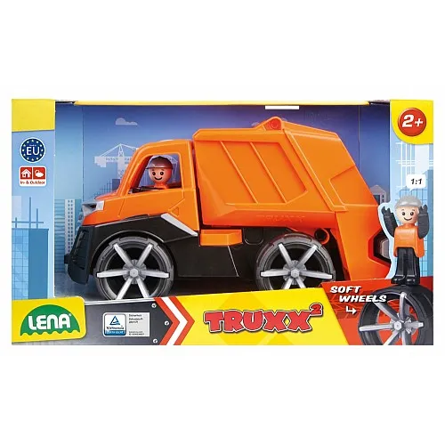 Количка за игра, Lena, Камион за боклук, Truxx² 30 см