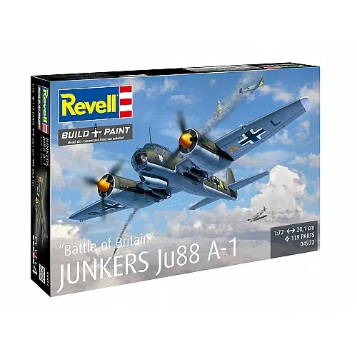 Сглобяем модел, Revell, Самолет Junkers Ju88 A-1 Battle of Britain, 119 части