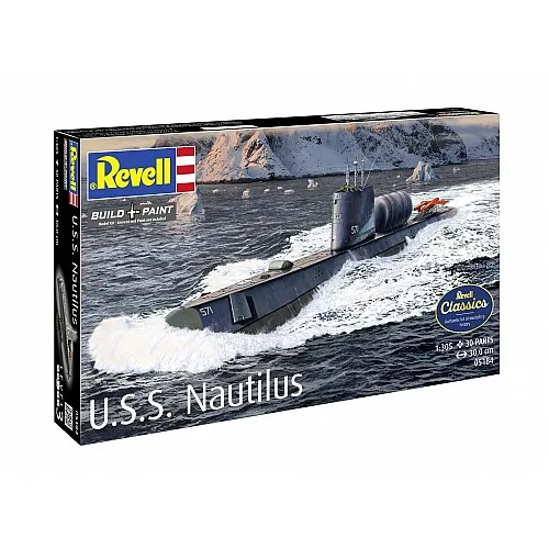 Сглобяем модел, Revell, Атомна подводница U.S.S. Nautilus, 30 части