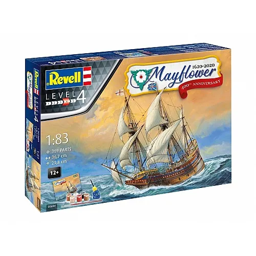Сглобяем модел, Revell, Ветроходен кораб Mayflower, Юбилейно издание 400 години, 369 части