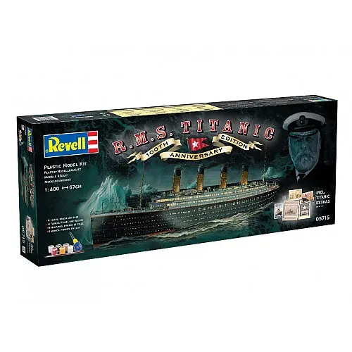 Сглобяем модел, Revell, Подаръчен комплект 100 години Титаник, 262 части