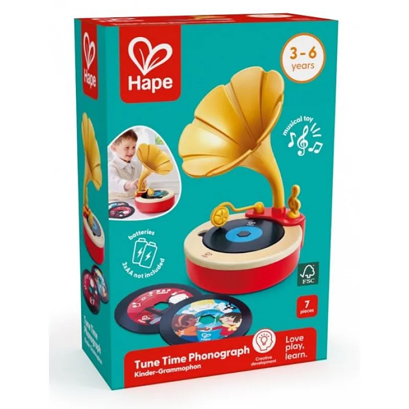 Детски ретро грамофон, Hape