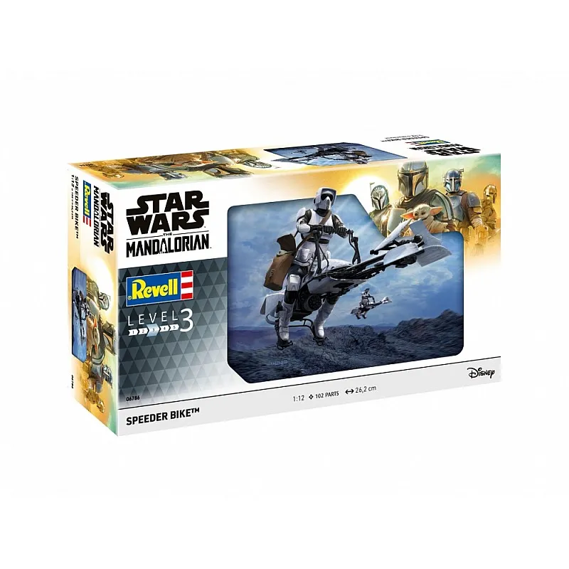 Сглобяем модел, Revell, Скоростен ездач The Mandalorian, 102 части
