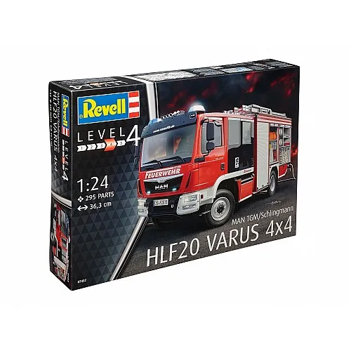 Сглобяем модел, Revell, Пожарникарски камион Schlingmann HLF 20 Varus 4x4, 295 части