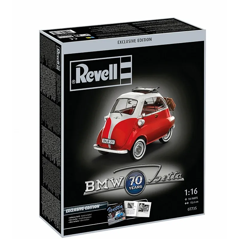 Сглобяем модел, Revell, Автомобил BMW Isetta 250, Ексклузивно издание 70-та годишнина, 94 части