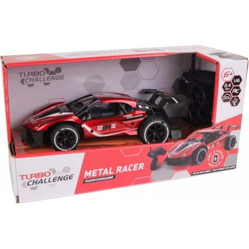 Състезателен автомобил с радиоуправление, MGM, Metal Racer, Метален, 1:16