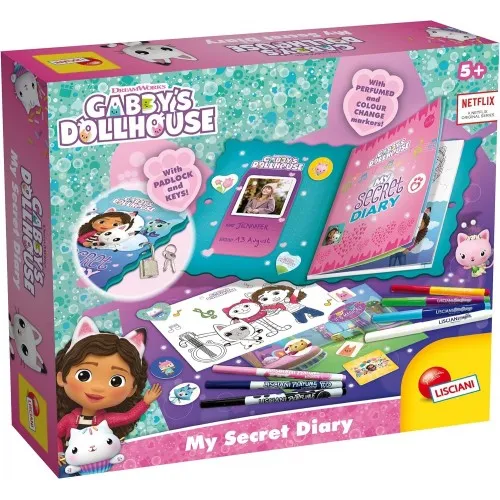 Творчески комплект, Lisciani, Gabby&prime;s Dollhouse, Моят таен дневник