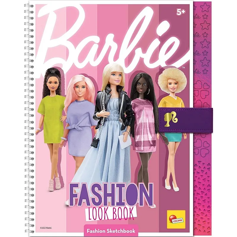 Творчески комплект, Lisciani, Barbie, Книжка модно студио