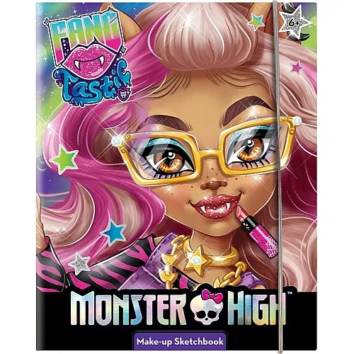 Творчески комплект, Lisciani, Monster High, Модна папка за гримиране