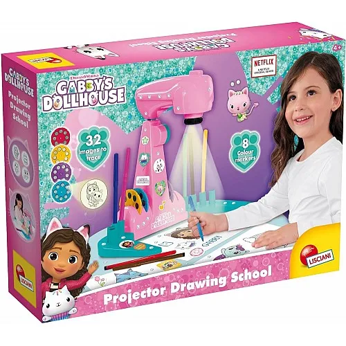 Творчески комплект, Lisciani, Gabby′s Dollhouse, Проектор за рисуване