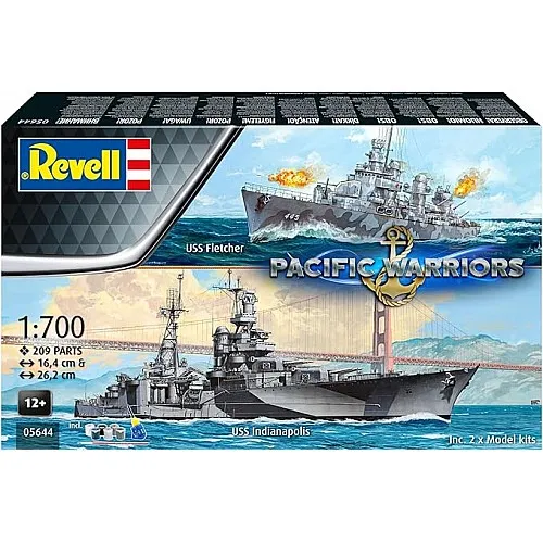 Сглобяем модел, Revell, Подаръчен комплект, Кораби Pacific Warriors, с аксесоари