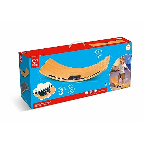 Дървена интеактивна светеща балансираща дъска, Hape