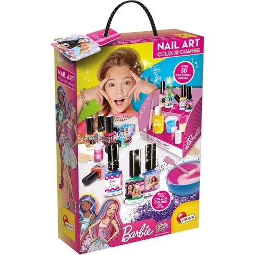Креативен комплект, Lisciani, Barbie, Направи си сам лакове за нокти