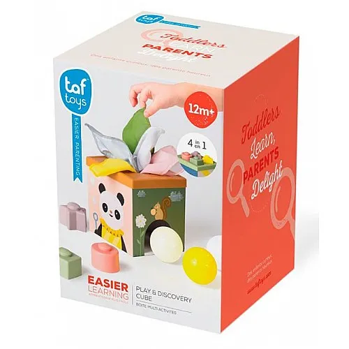 Образователна играчка, Taf Toys, Мултисензорен куб с активности