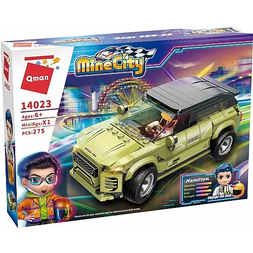 Конструктор, Qman, MineCity, Автомобил Roar suv-38, 275 части